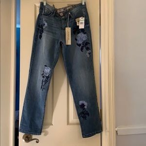 Vintage America Floral Print Bestie Jeans